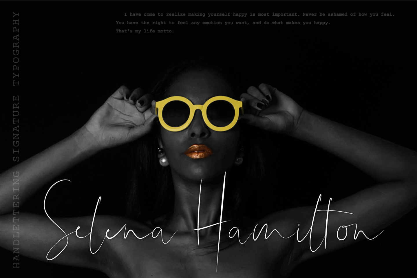 Shallou – Hand Lettering Font插图2