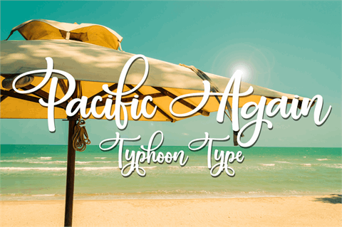 Pacific Again font素材之家精选英文字体