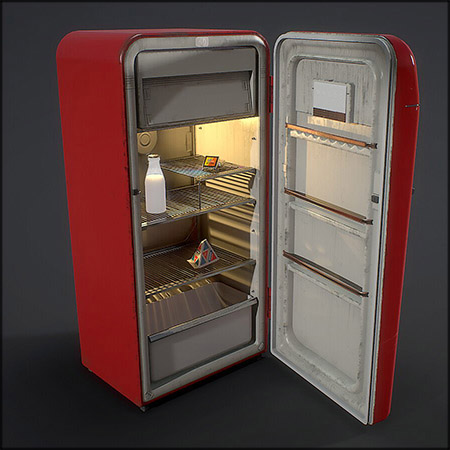 老式苏联冰箱素材之家精选3D模型