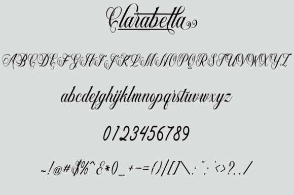 Calarabella Font插图7