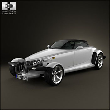 普利茅斯潜行者Plymouth Prowler 1999 汽车素材之家精选3D模型