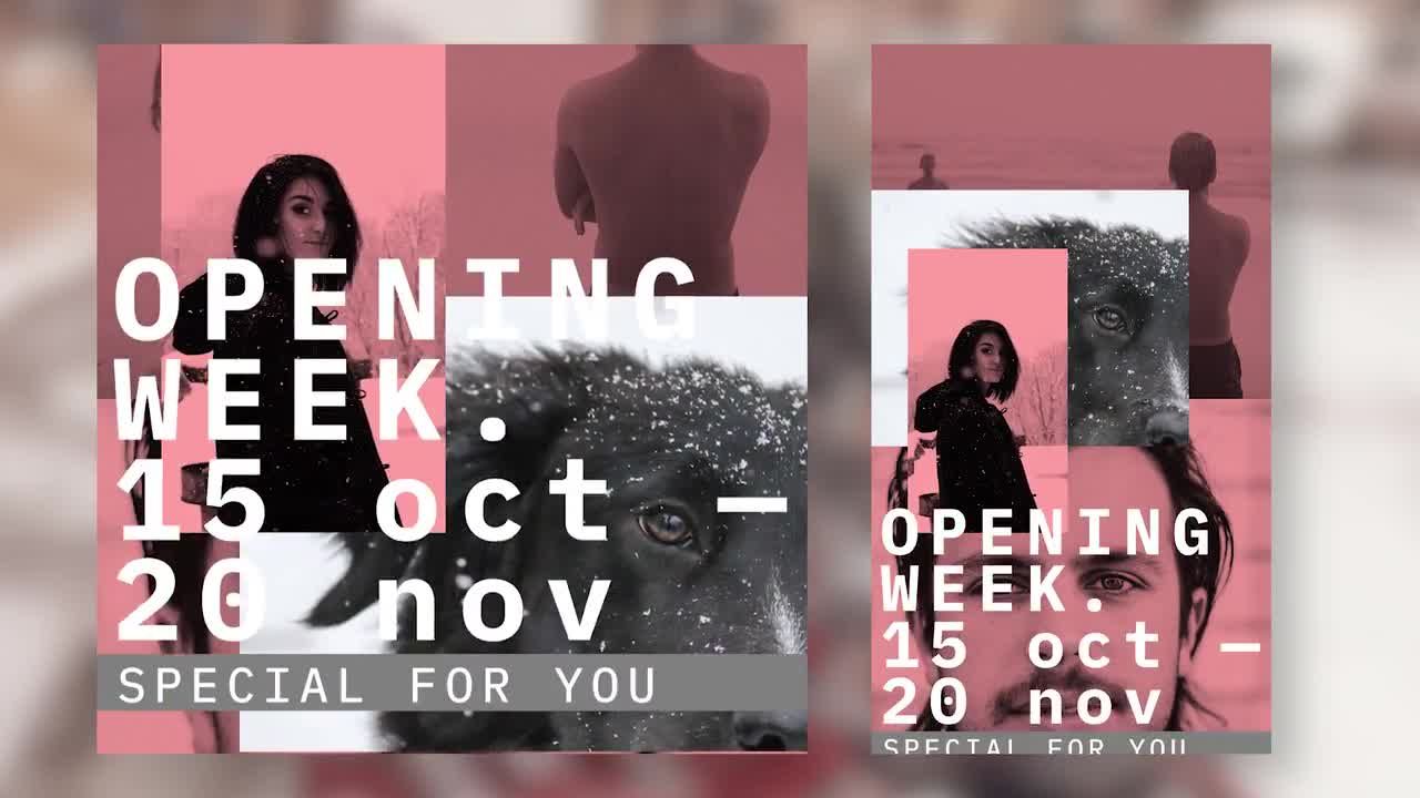 垂直促销Ins故事动画素材库推荐PR模板