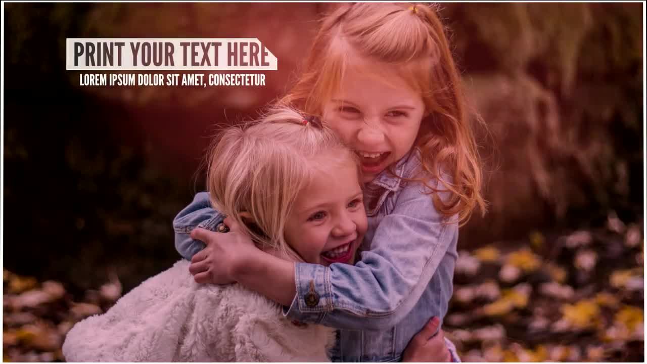 爱情照片幻灯片素材库精选AE模板