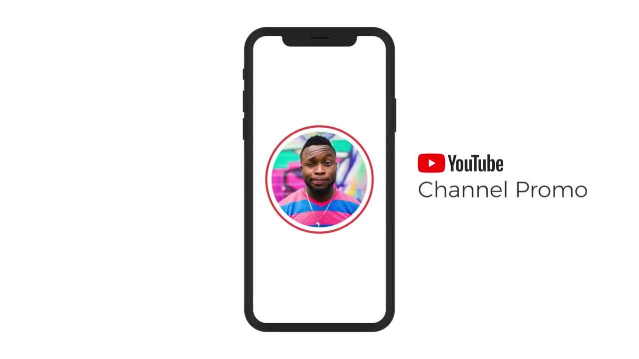 具有现代设计的YouTube频道宣传素材库精选AE模板
