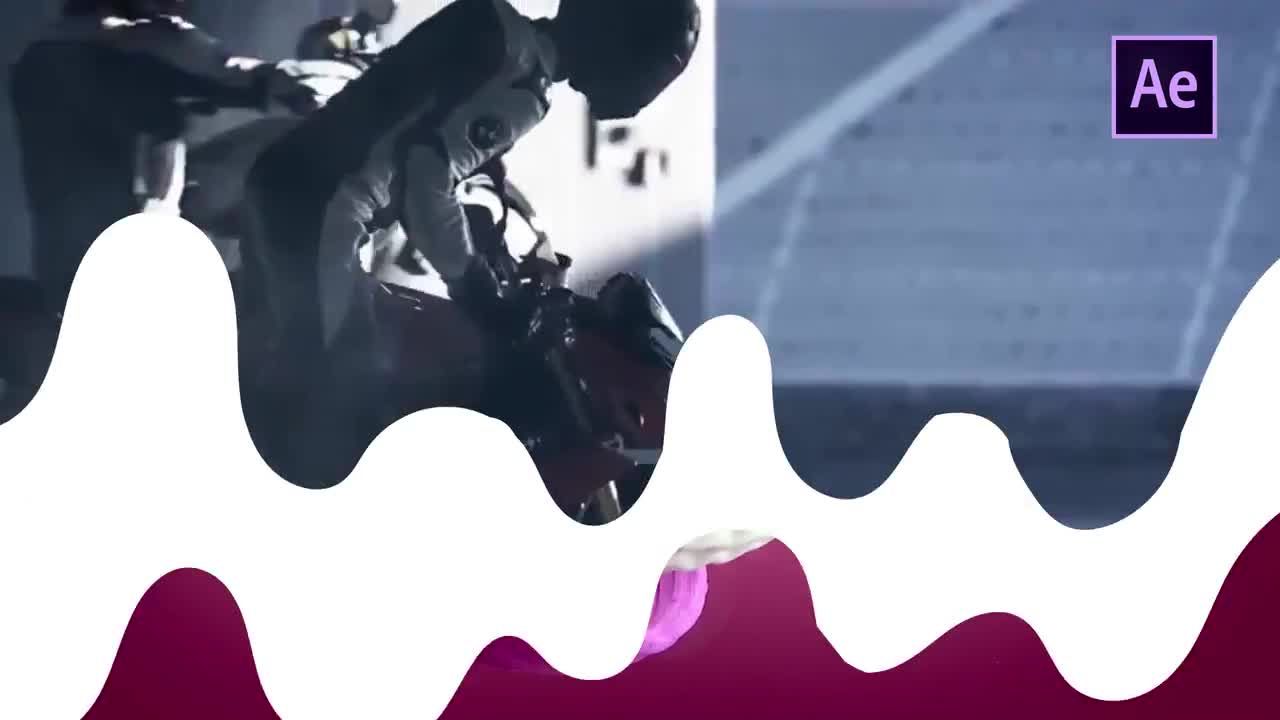 10个独特设计和创造性动画手绘卡通过渡效果素材库精选AE模板