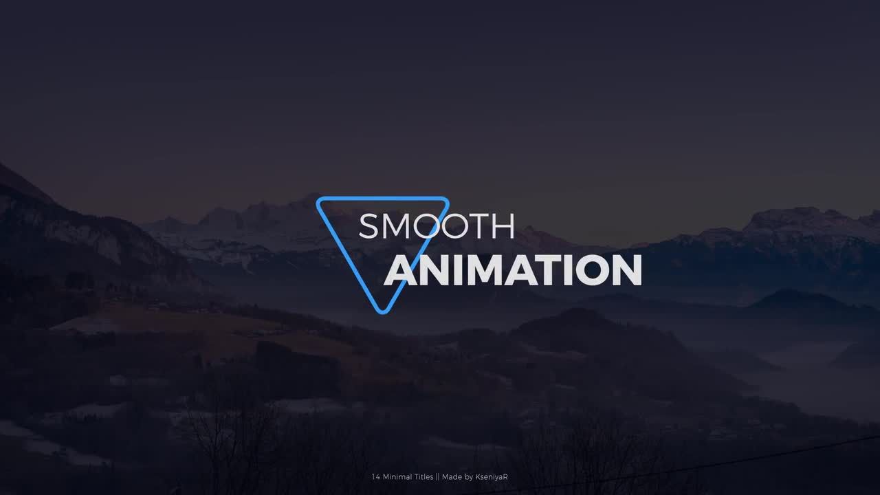 AE简约小标题模板素材