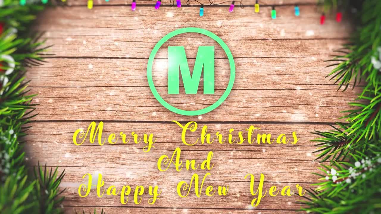 圣诞揭幕动画素材库精选AE模板