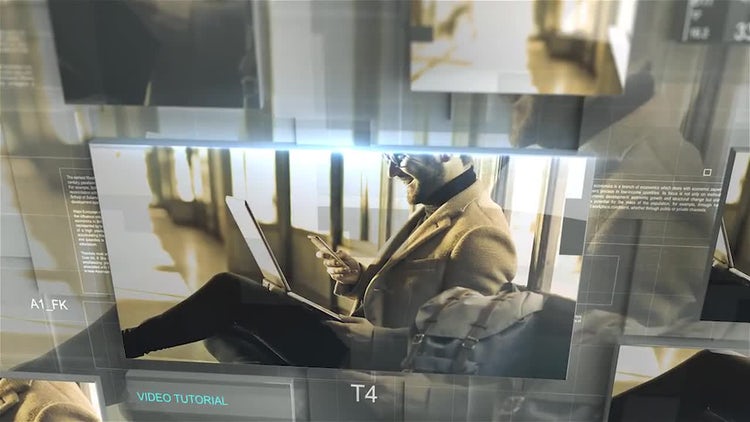 经济简介演示文稿素材库精选AE模板