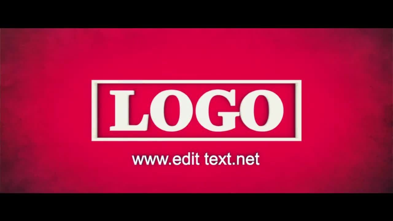 电影漫画徽标显示素材库精选AE模板