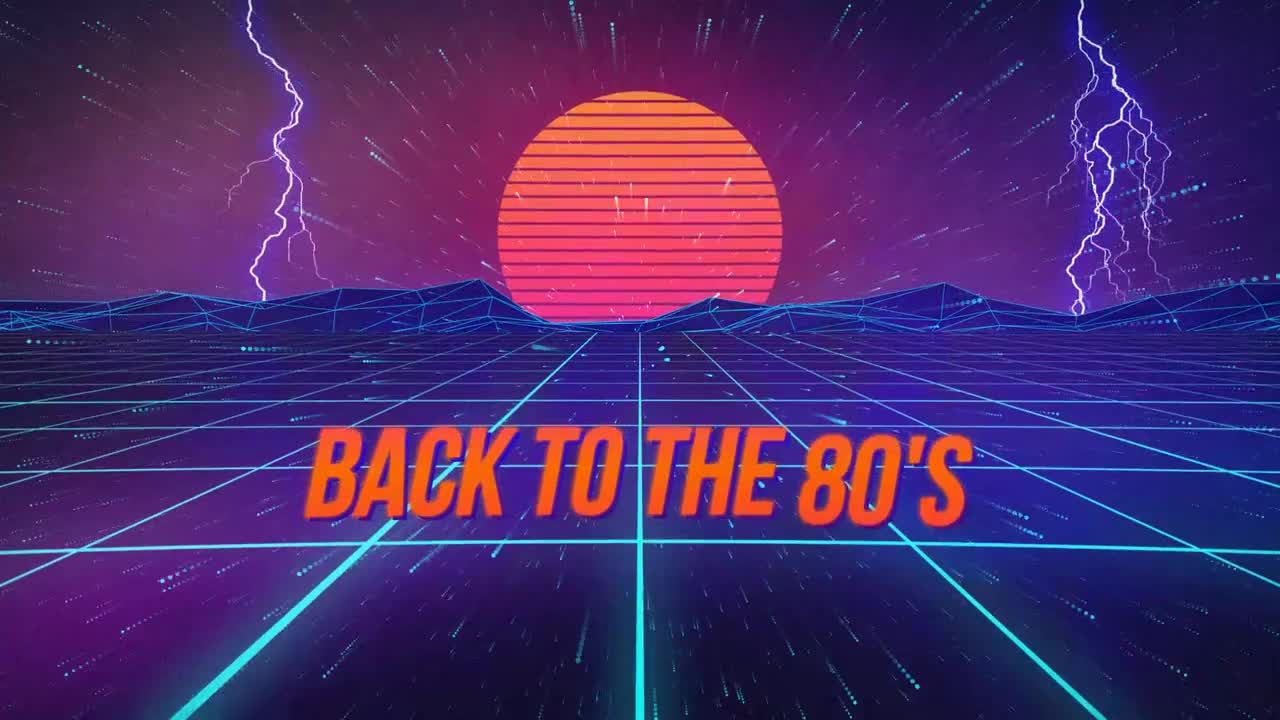 复古浪潮标题素材库精选AE模板