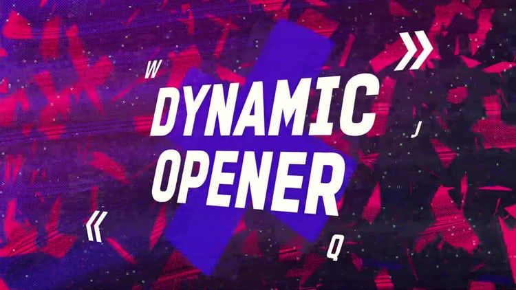 动力彩色拖车动态动画ae模板