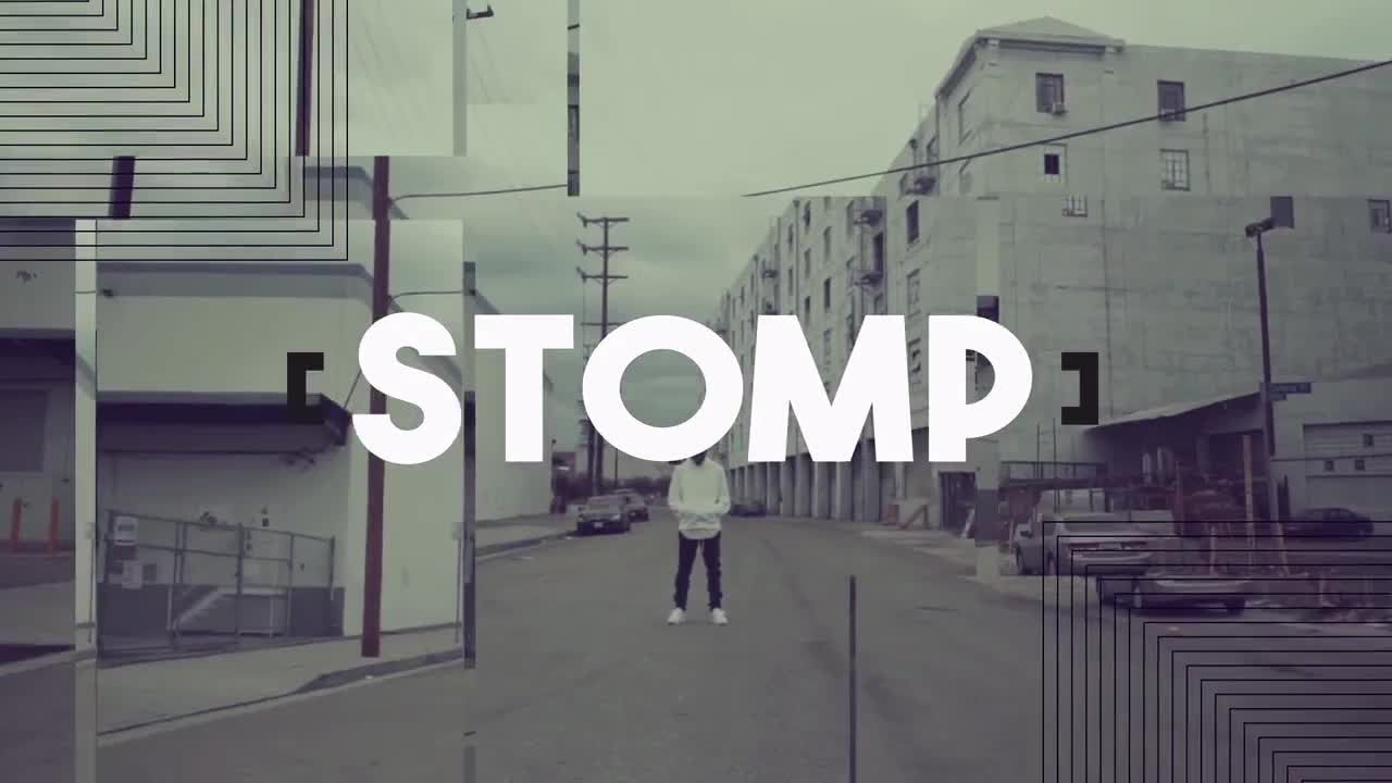 充满活力的体育运动预告片素材库精选AE模板Stomp Opener
