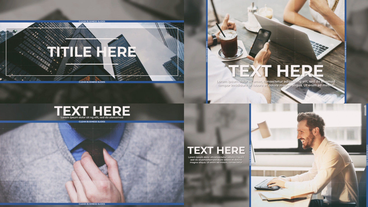 业务演示动画素材库精选AE模板