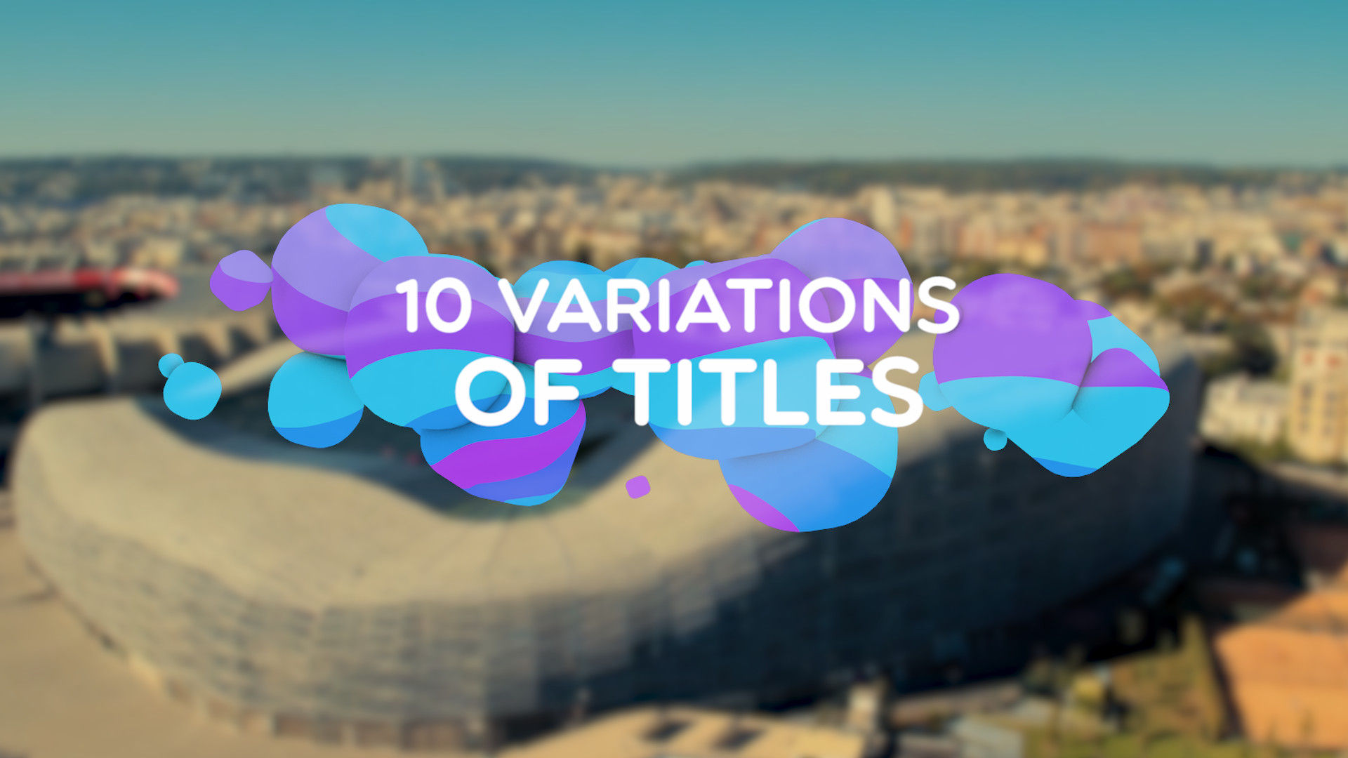 10个独特颜色元素标题素材库推荐PR模板