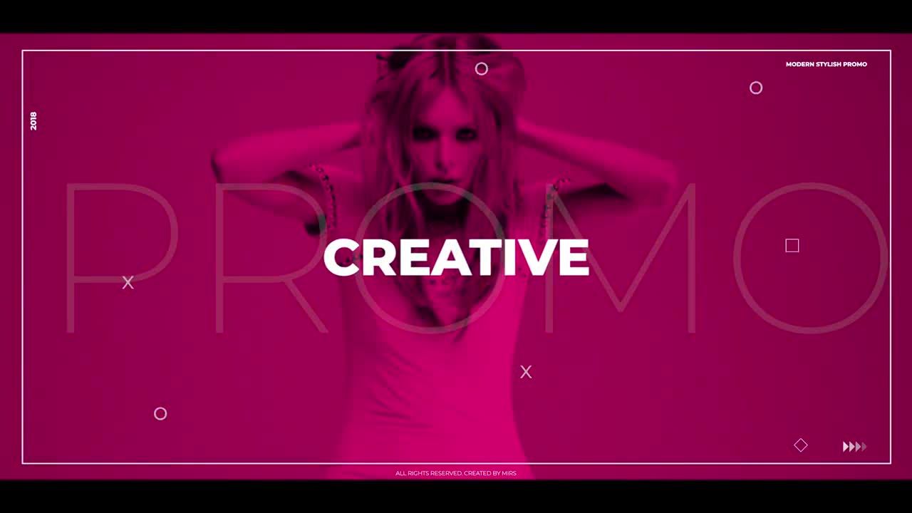 时尚活力宣传包装开场素材库推荐PR模板