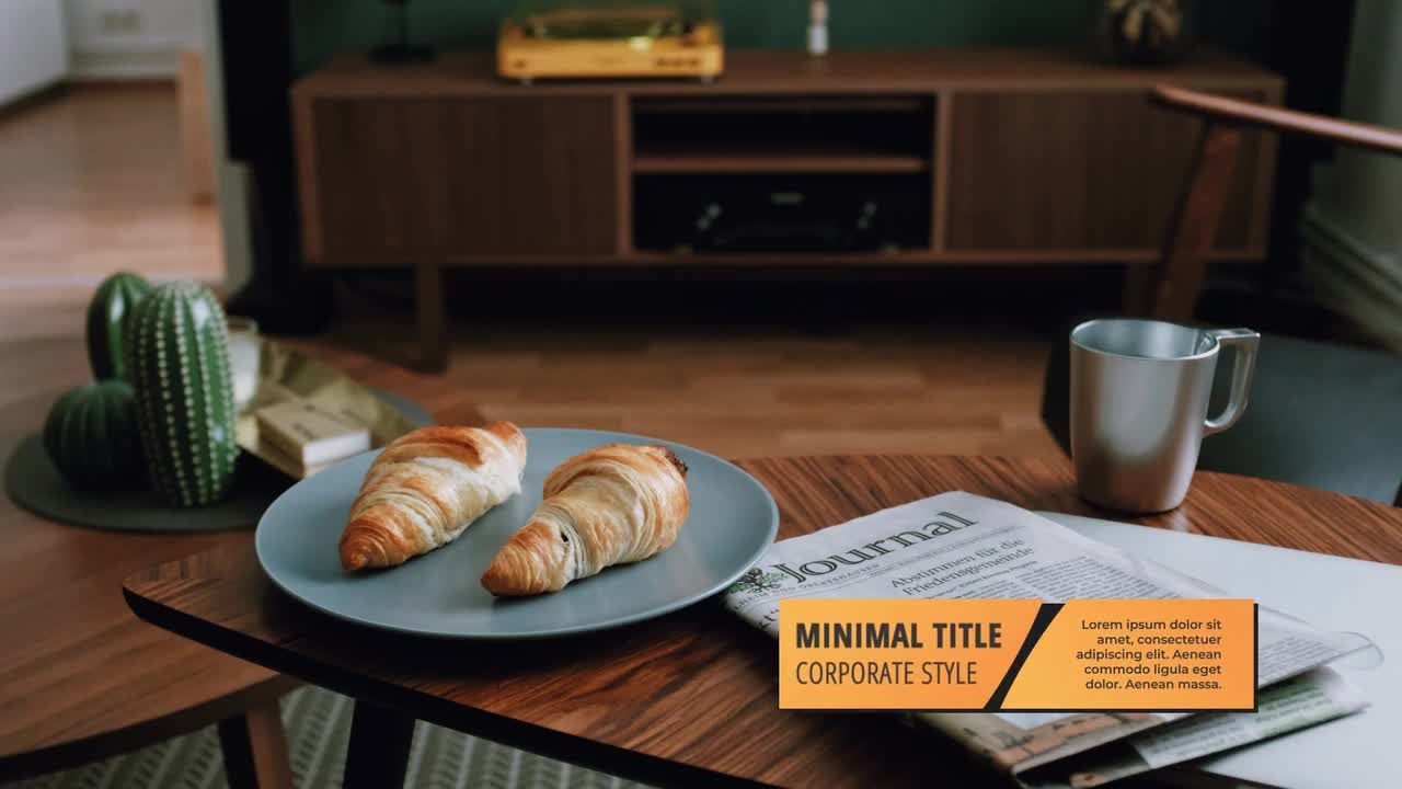 企业全屏和较低三分之一标题素材库精选AE模板