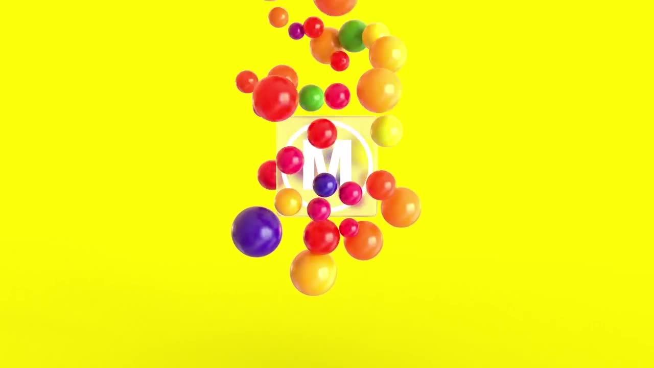 优雅球标志素材库精选AE模板