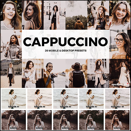 卡布奇诺咖啡深褐色调LUTS/LR电脑端和DNG手机端预设