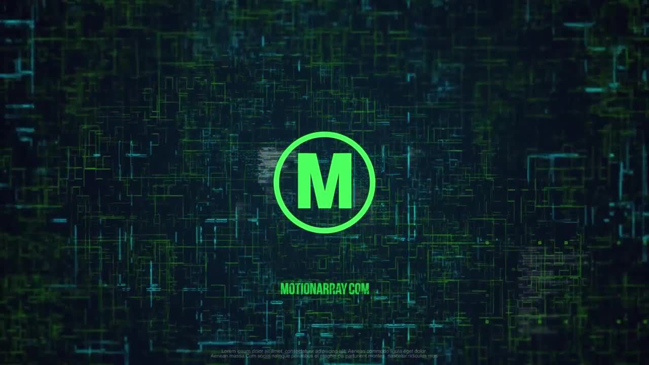 动态动画数字徽标展示素材库推荐Pr模板