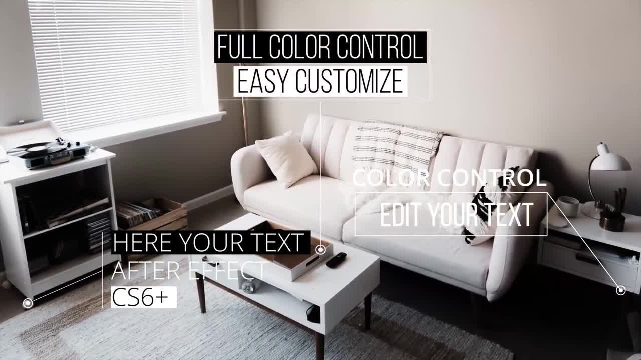 优美标注标题动画素材库精选AE模板