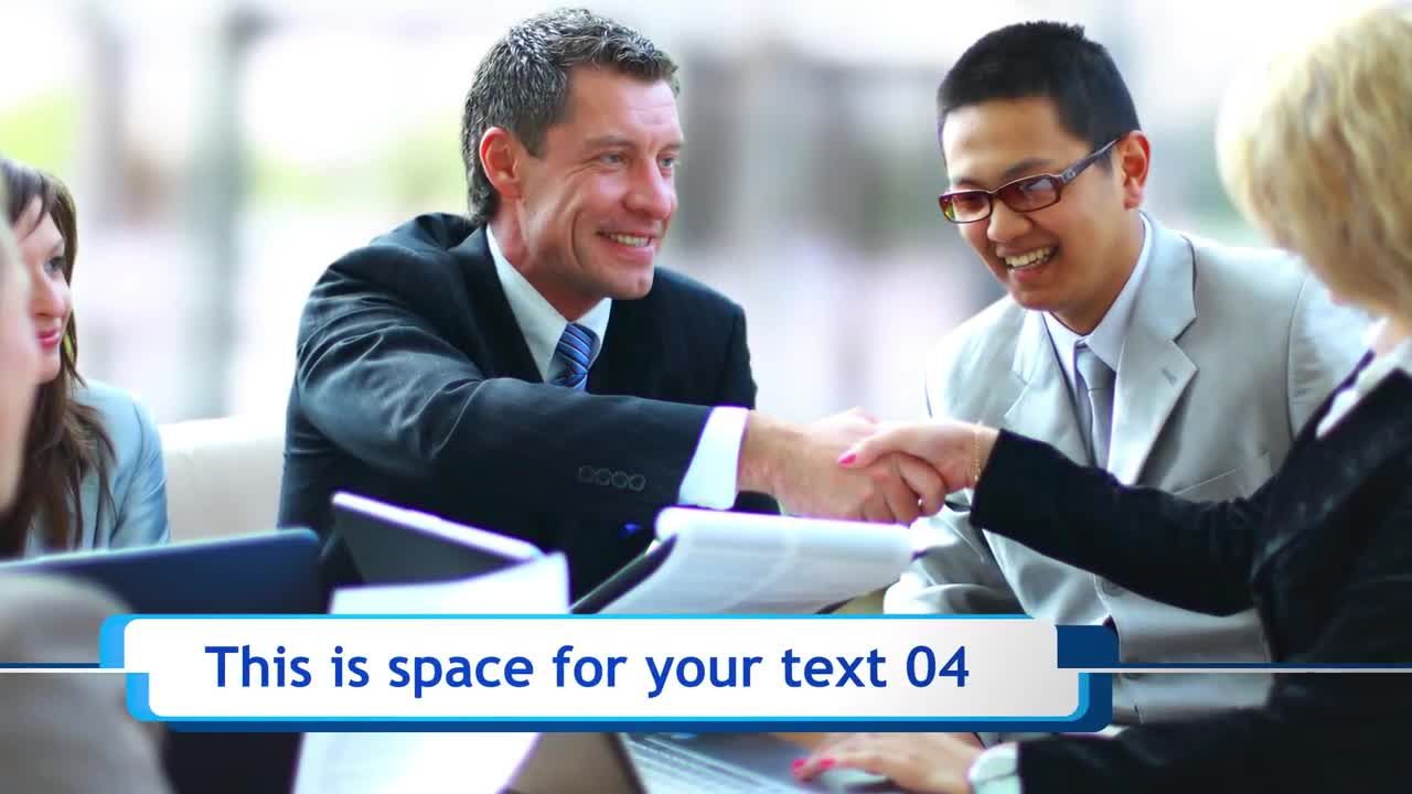 4个年轻化现代感低三分之一的AE文本模板