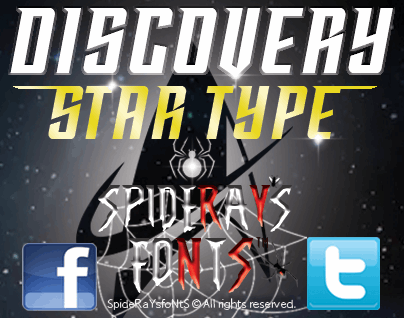 DISCOVERY STAR TYPE font素材之家精选英文字体