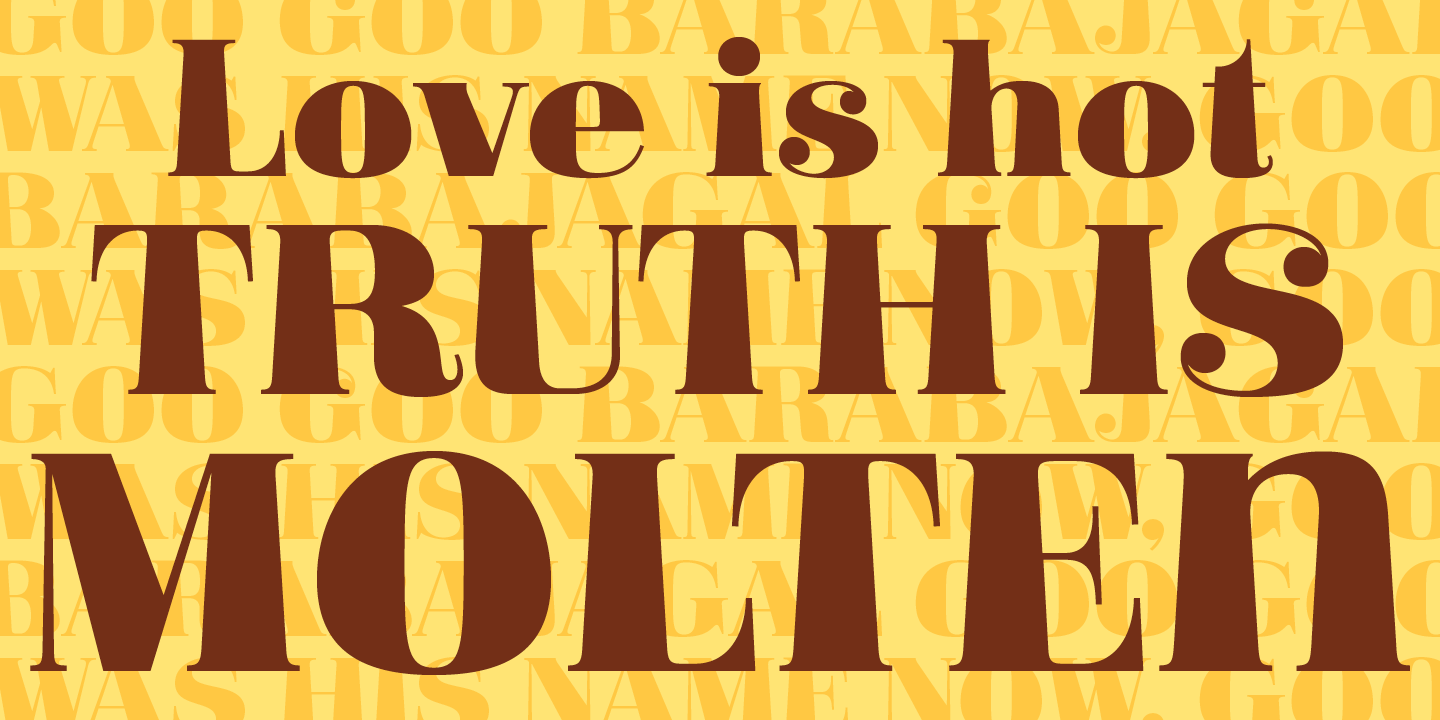 P22 Barabajagal Font插图3