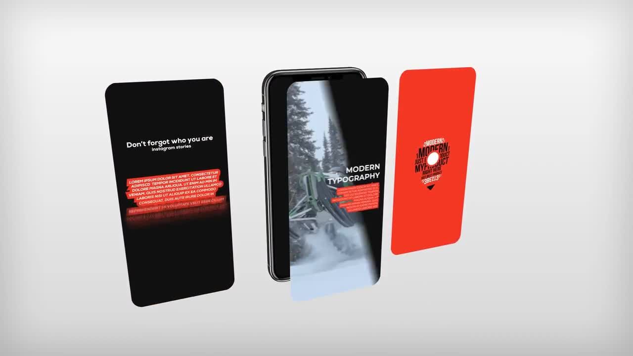 26个酷炫的动画Instagram故事素材库精选AE模板