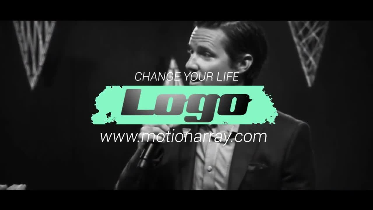 简约创意的切换活动宣传片头动画素材库精选AE模板