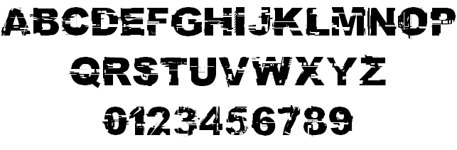 CF Glitch City font插图1