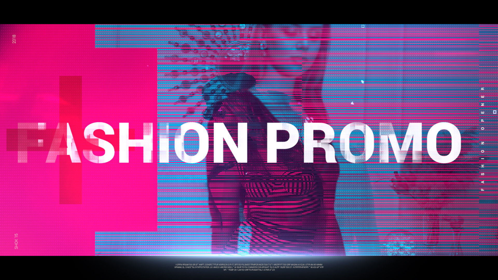 动感时尚图文幻灯片素材库精选pr模板