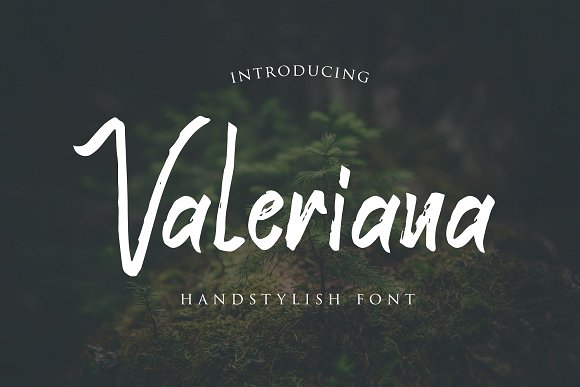 Valeriana Handstylish Font素材之家精选英文字体