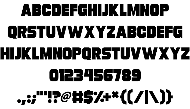 Turnaround font插图1