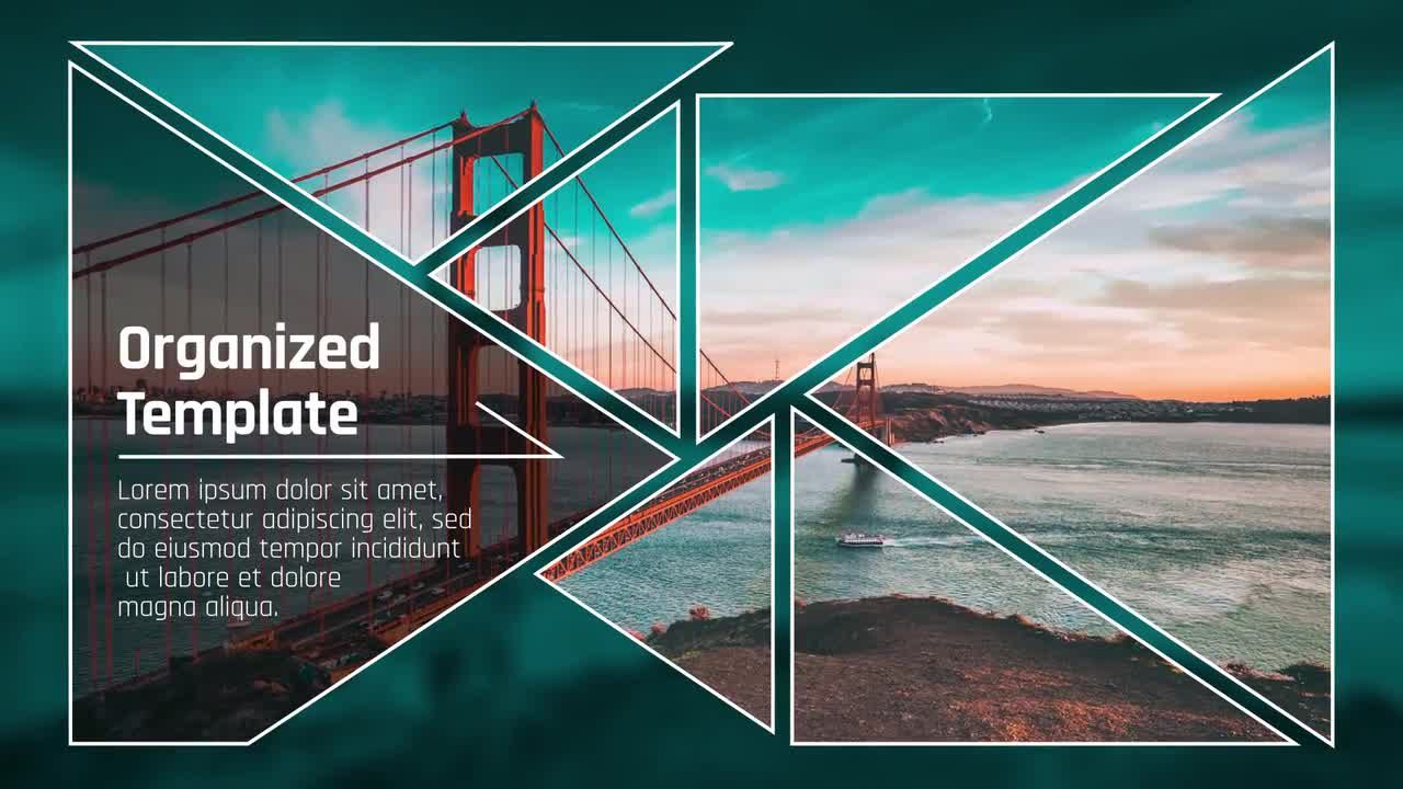 三角形品牌展示素材库精选AE模板