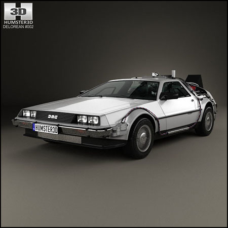DeLorean DMC-12 BTTF 1981汽车素材之家精选3D模型