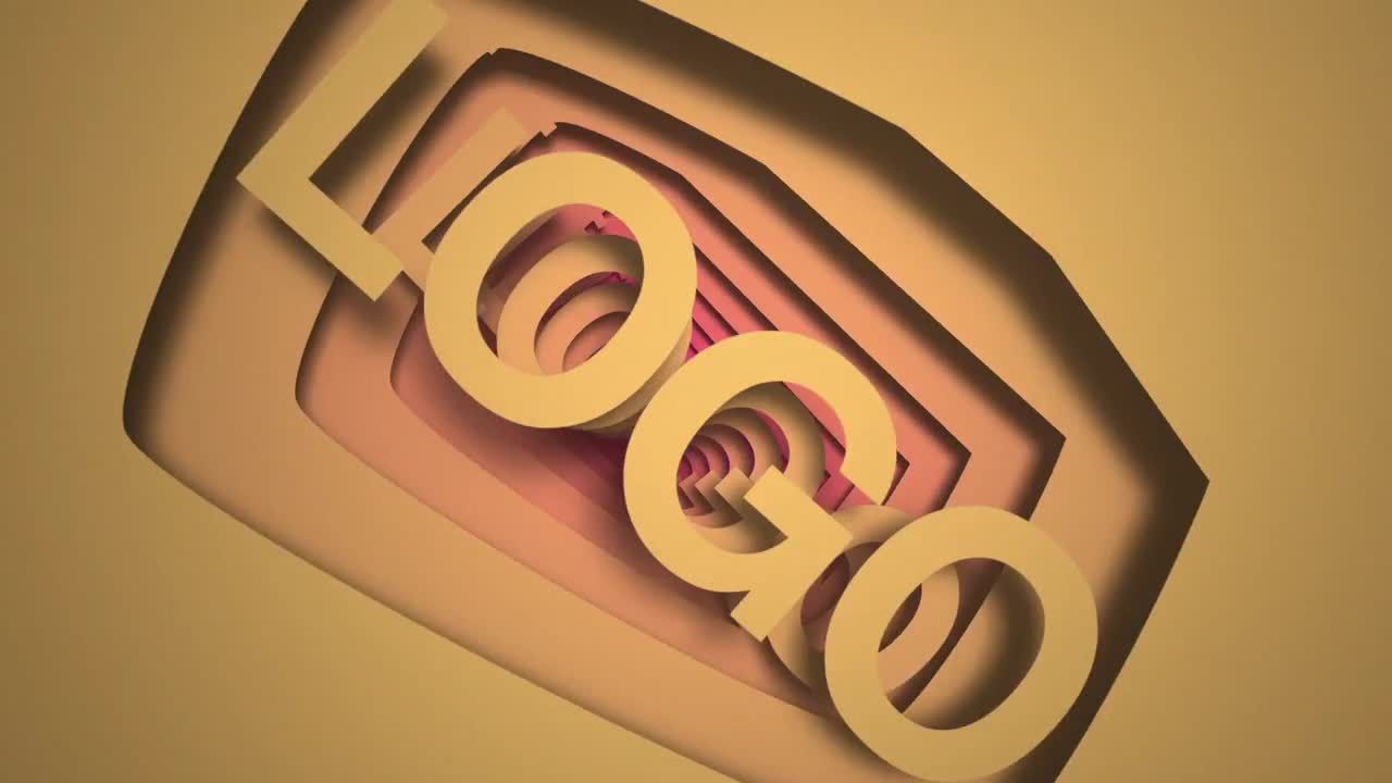 有趣古怪的地层logo素材库精选AE模板