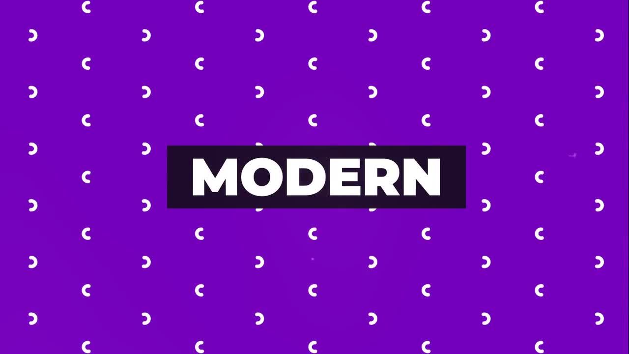 多彩的形状徽标展示素材库精选AE模板