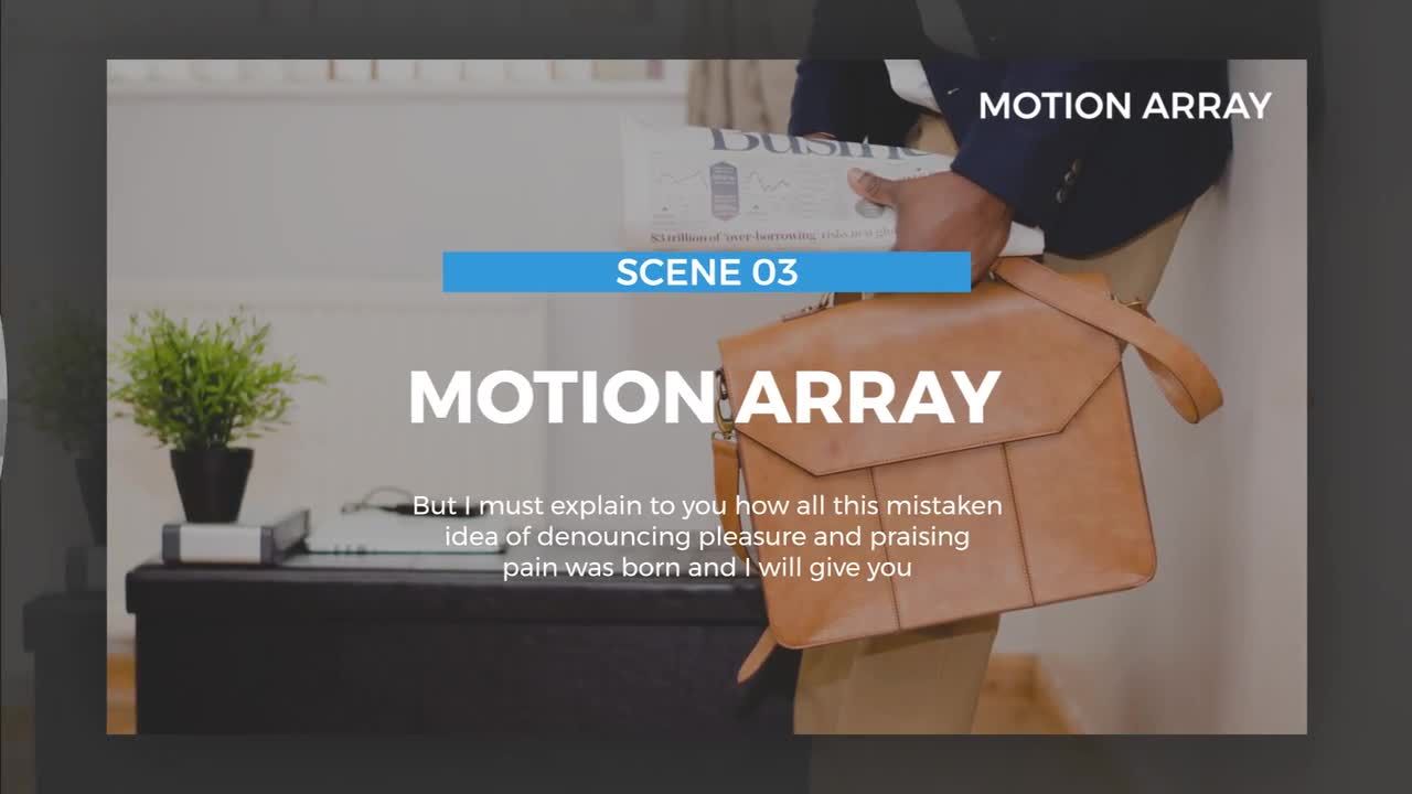 整洁纯净动画素材库推荐PR模板