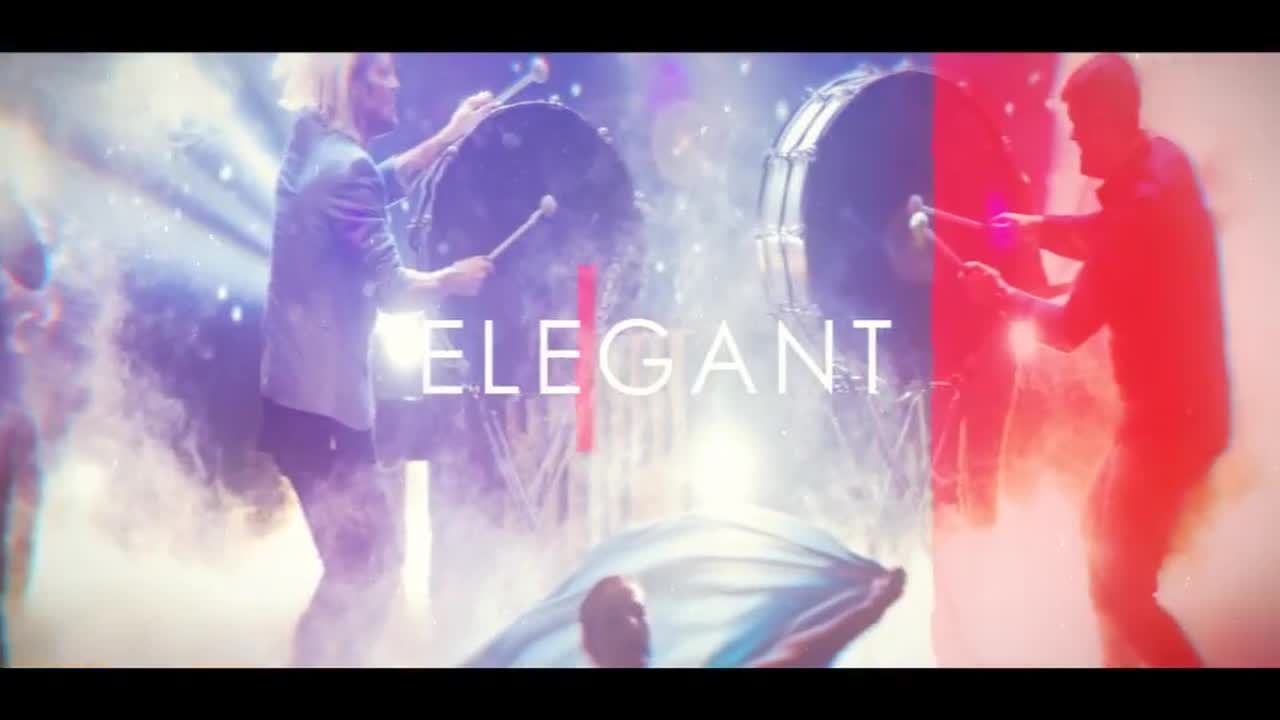 动态的假期幻灯片照片展示素材库精选AE模板