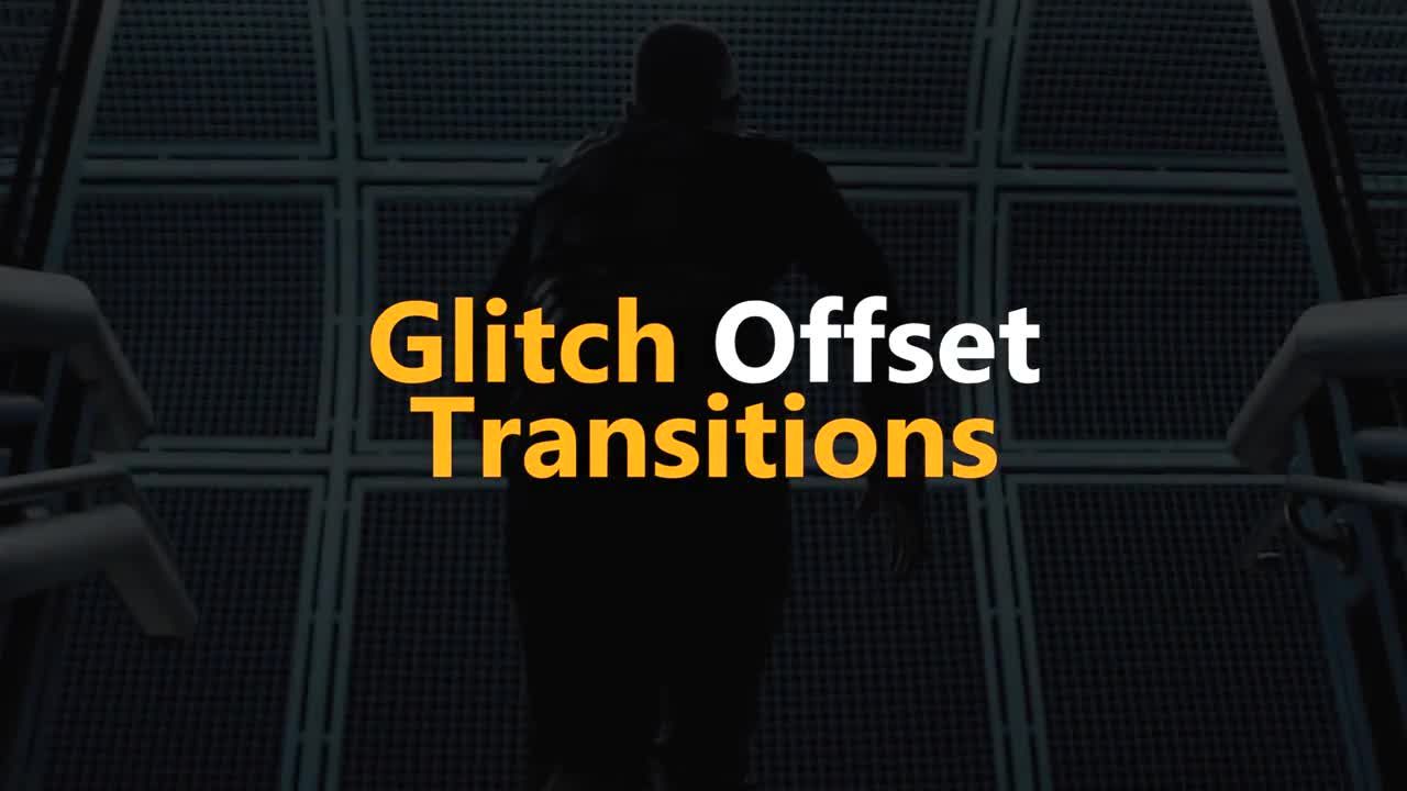 毛刺覆盖故障转场动画素材库推荐PR模板