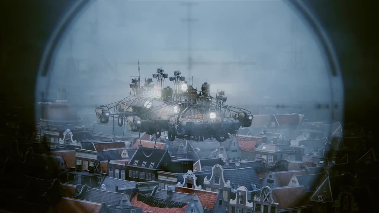 动感噪音设计毛刺过渡Pr模板