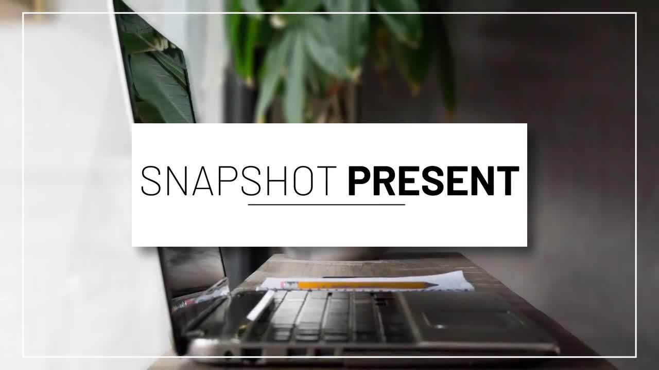 快照演示AE动画模板