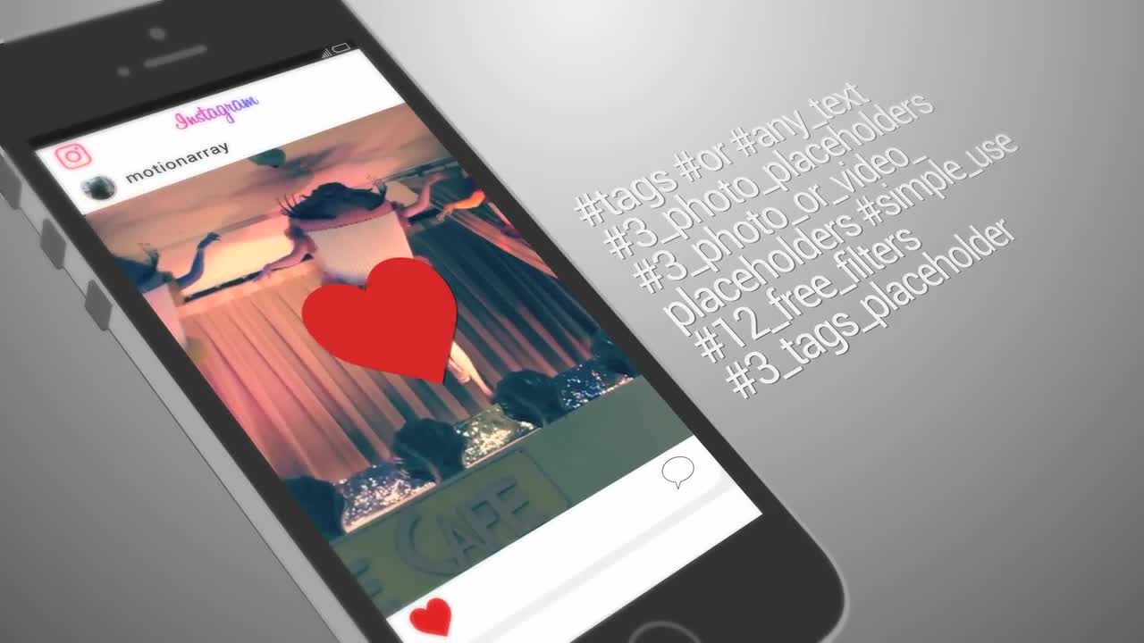 Instagram简介促销素材库精选AE模板