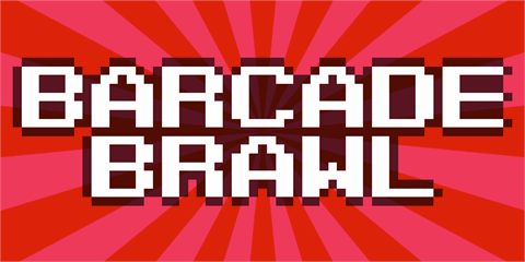 Barcade Brawl font素材之家精选英文字体