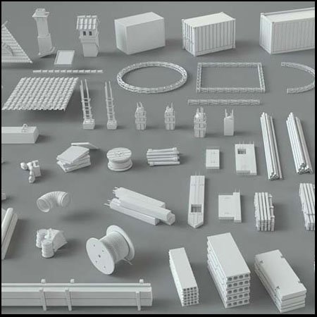 66件建筑素材之家精选3D模型包