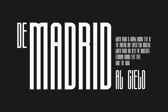 Calcio – Ultra Condensed Font插图2