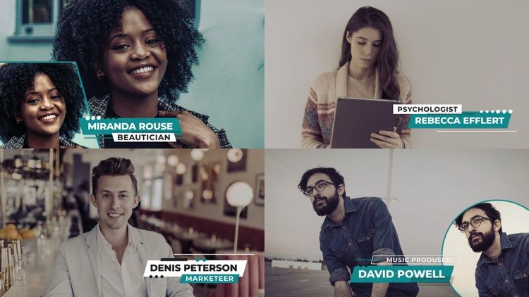 12个文本动画素材库精选AE模板