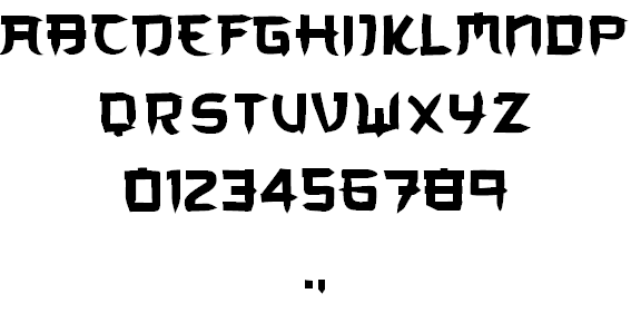 CF Le dernier Empereur Personal font插图1 CF Le dernier Empereur Personal font插图1