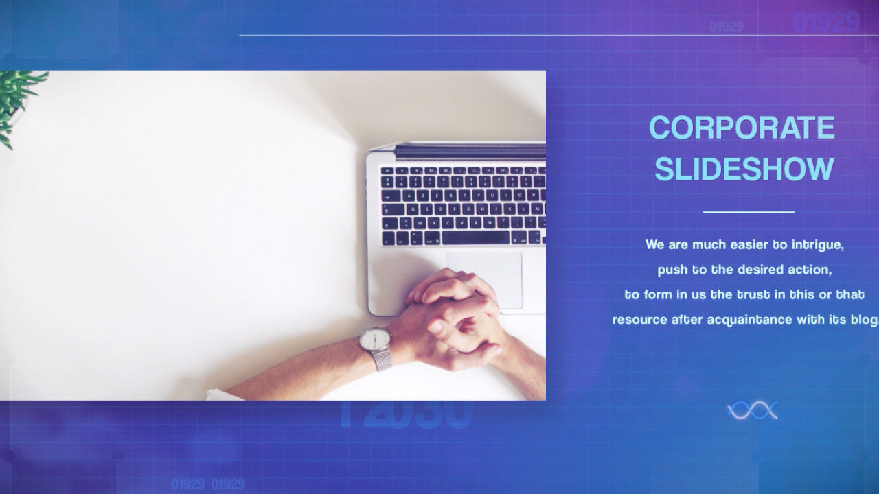 时尚设计的企业幻灯片素材库精选AE模板