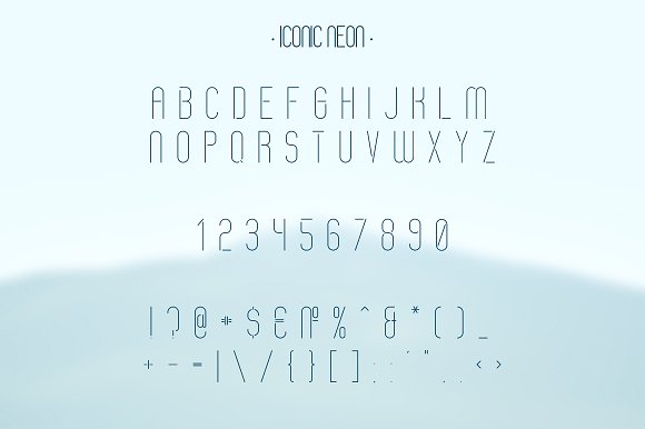 Iconic Font | 6 styles插图3
